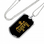Jesus The Way The Truth The Life John 14:6 Dogtag Pendant Necklace