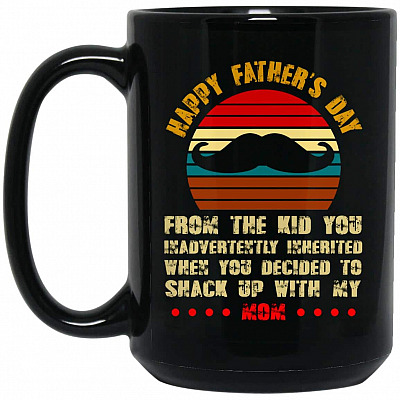 15 oz. Black Mug