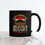 Happy Father's Day From The Kid You Inadvertently Inherited Mom Ceramic Coffee Mug-Beer Stein-Water Bottle