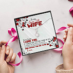 To My Smoking Hot Wife Alluring Beauty Necklace - Never Forget That I Love You Anniversary Jewelry Gift