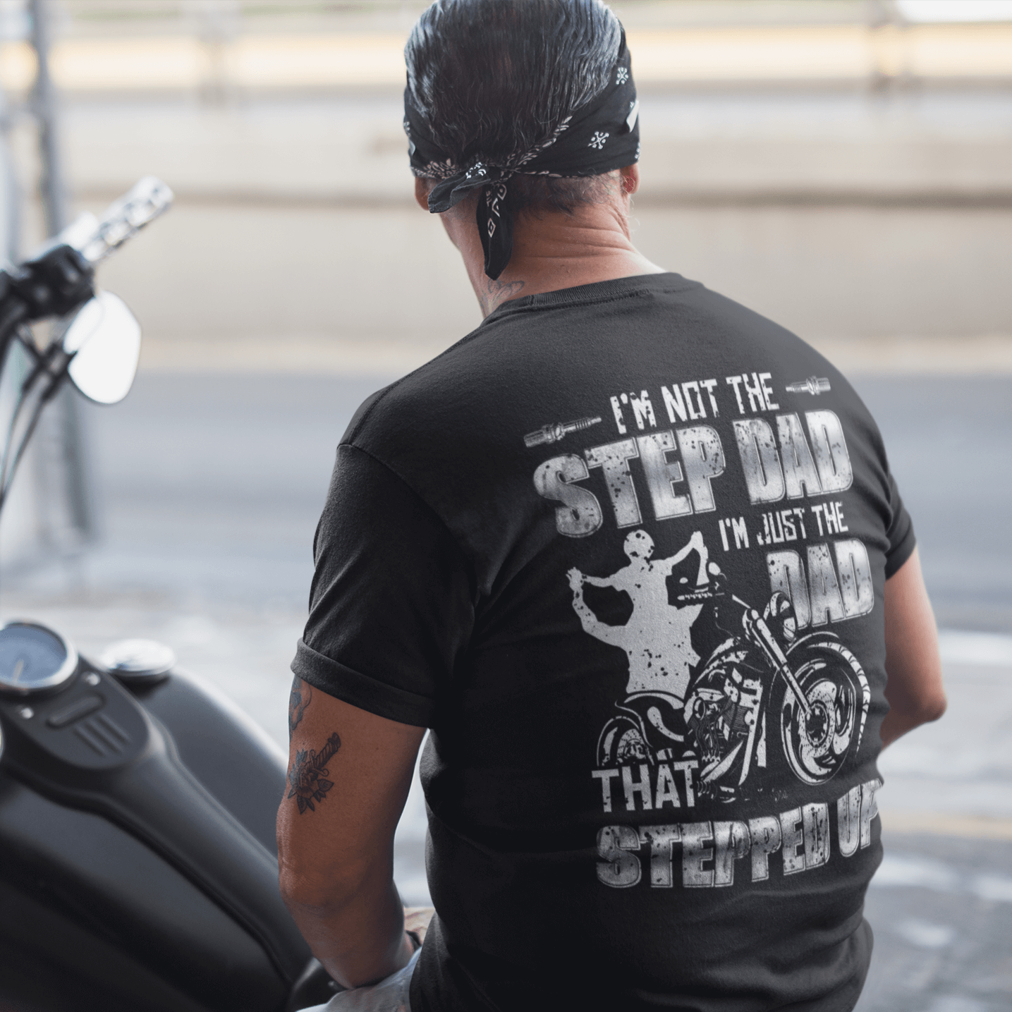 3VT. I'm Not The Step Dad Motorcycle mk1