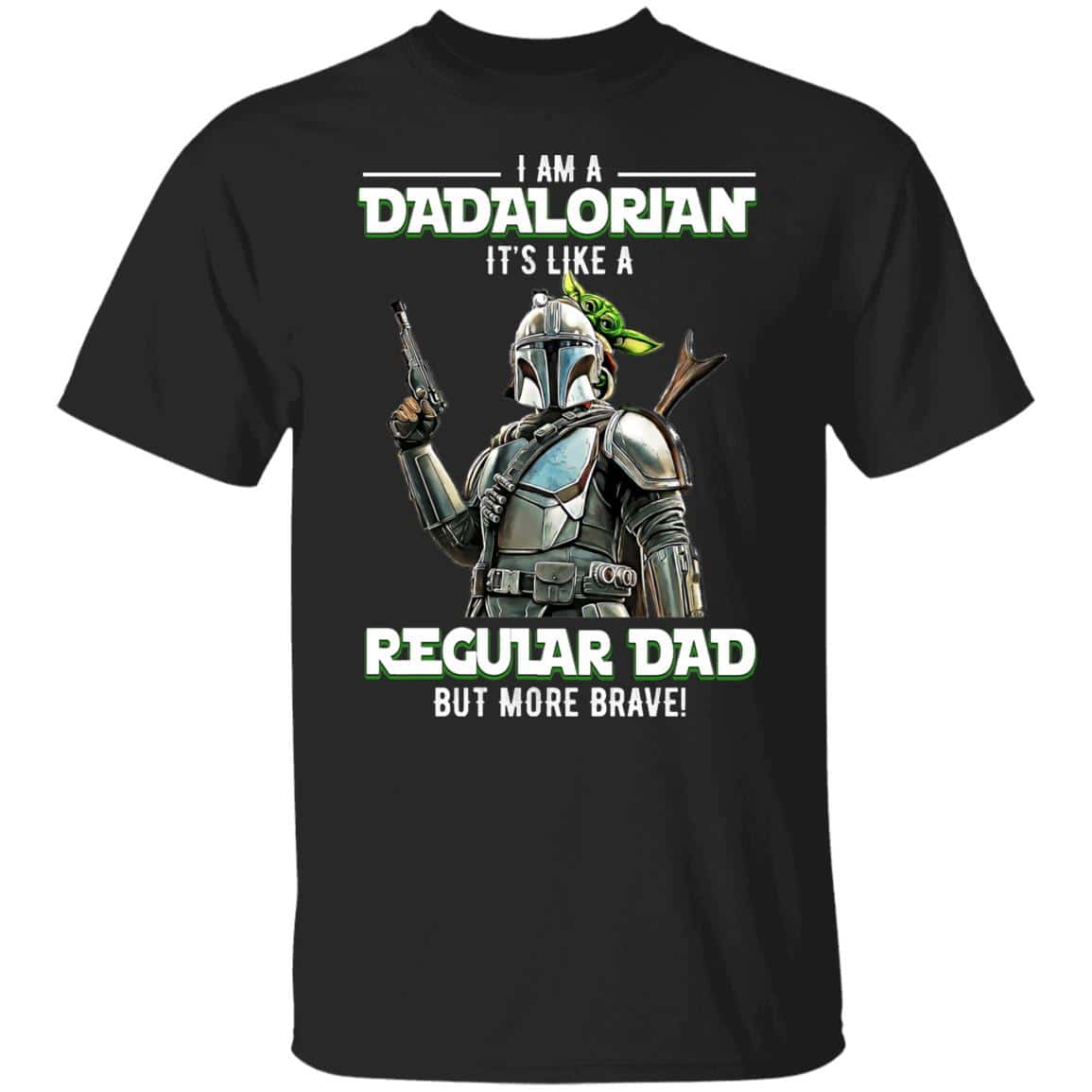 dadalorian, Black, Unisex T-Shirt