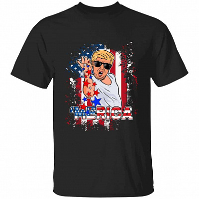 Trump Bae Merica T-Shirt, Black, Unisex T-Shirt