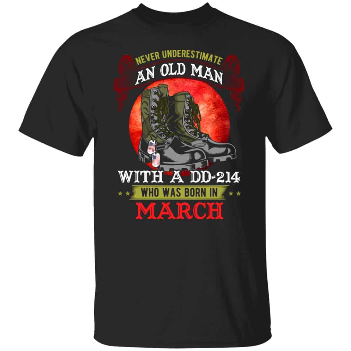 Never Underestimate Mar Shirt, Black, Unisex T-Shirt Never Underestimate Mar Shirt, Black, Unisex T-Shirt