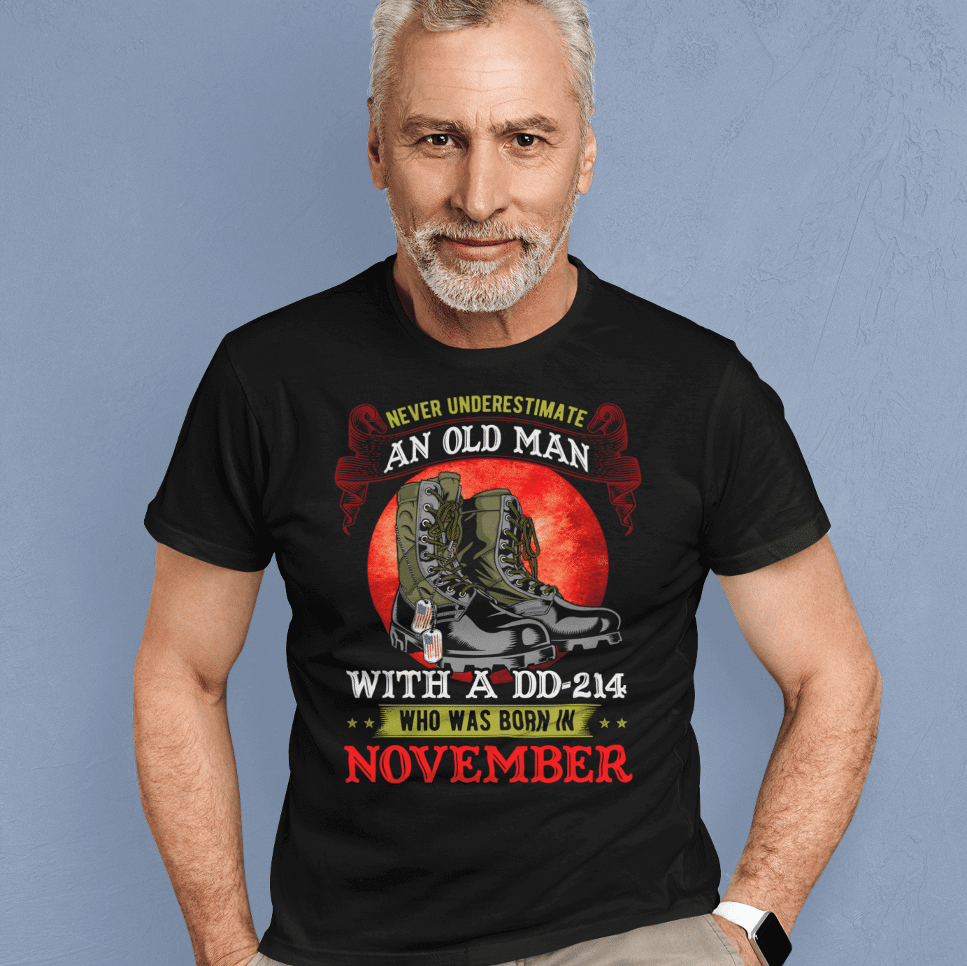 10VT. November Never Underestimate An Old Man DD-214 mk2 (2)