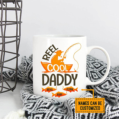 Alternative view of Personalized Reel Cool Daddy Coffee Mug - Beer Stein - Water Bottle - Color Changing Mug