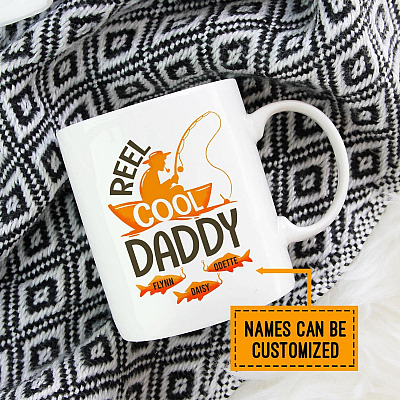 Personalized Reel Cool Daddy Coffee Mug - Beer Stein - Water Bottle - Color Changing Mug