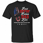 Best Effin' Bonus Dadad Gifts, Black, Unisex T-Shirt