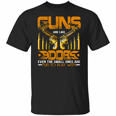 gun t, Black, Unisex T-Shirt