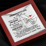 I Love You Artisan Crafted Cross Necklace - Promise Necklace - When You Wear This Cross Necklace