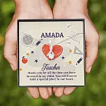 Personalized Thank You for All the Time You Invested in My Child Alluring Beauty Necklace