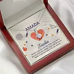 Personalized Thank You for All the Time You Invested in My Child Alluring Beauty Necklace