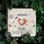 Personalized Thank You for All the Time You Invested in My Child Love Knot Necklace Personalized Thank You for All the Time You Invested in My Child Love Knot Necklace