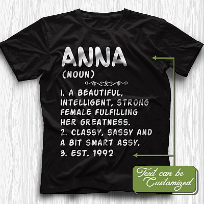 Personalized A Beautiful Intelligent Classy Sassy T-Shirt - Funny Custom Gift For Her