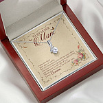 Personalized To My Other Mom I May Not Have Your Eyes Or Smile Alluring Beauty Necklace