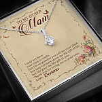 Personalized To My Other Mom I May Not Have Your Eyes Or Smile Alluring Beauty Necklace