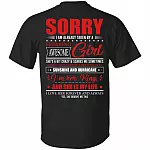 Sorry Shirt, Black, Unisex T-Shirt