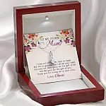 Personalized My Other Mom I May Not Have Your Eyes Or Smile Alluring Beauty Necklace