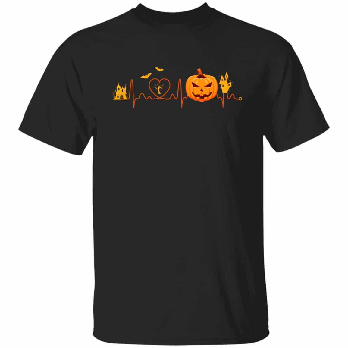 Halloween Pumpkin Shirt, Black, Unisex T-Shirt