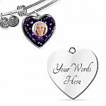 Personalized Photo God Has You In His Arms I Have You In My Heart Custom In Loving Memory Heart Pendant Necklace
