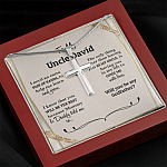 Personalized I Need An Extra Pair Of Hands Will You Be My Godfather Cross Necklace - Godfather Proposal Gifts