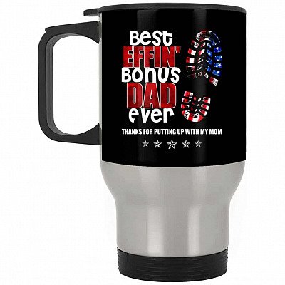 14 oz. Silver Travel Mug
