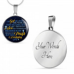 Christian For God So Loved the World That He Gave His Only Begotten Son Circle Pendant Necklace