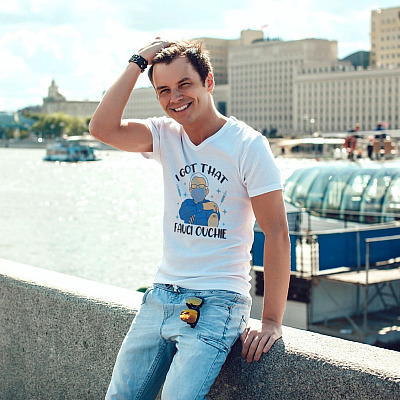 Alternative view of I Got That Fauci Ouchie T-Shirt - Funny Vaccinated Shirt - Immunization Shirt