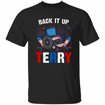 Back It Up Terry T-Shirt, Black, Unisex T-Shirt