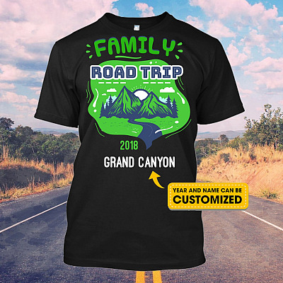 Alternative view of Personalized Family Road Trip T-Shirt
