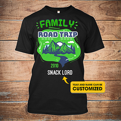 Personalized Family Road Trip T-Shirt