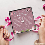 To the Best Future Mother in Law Thank You for Sharing Your Son with Me Alluring Pendant Necklace