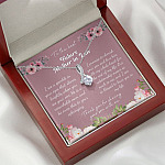 To the Best Future Mother in Law Thank You for Sharing Your Son with Me Alluring Pendant Necklace