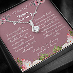 To the Best Future Mother in Law Thank You for Sharing Your Son with Me Alluring Pendant Necklace