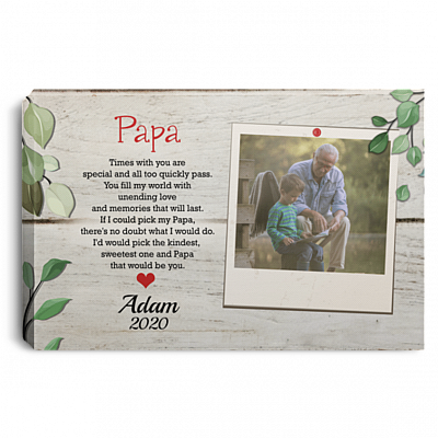 0.75'' Framed Canvas