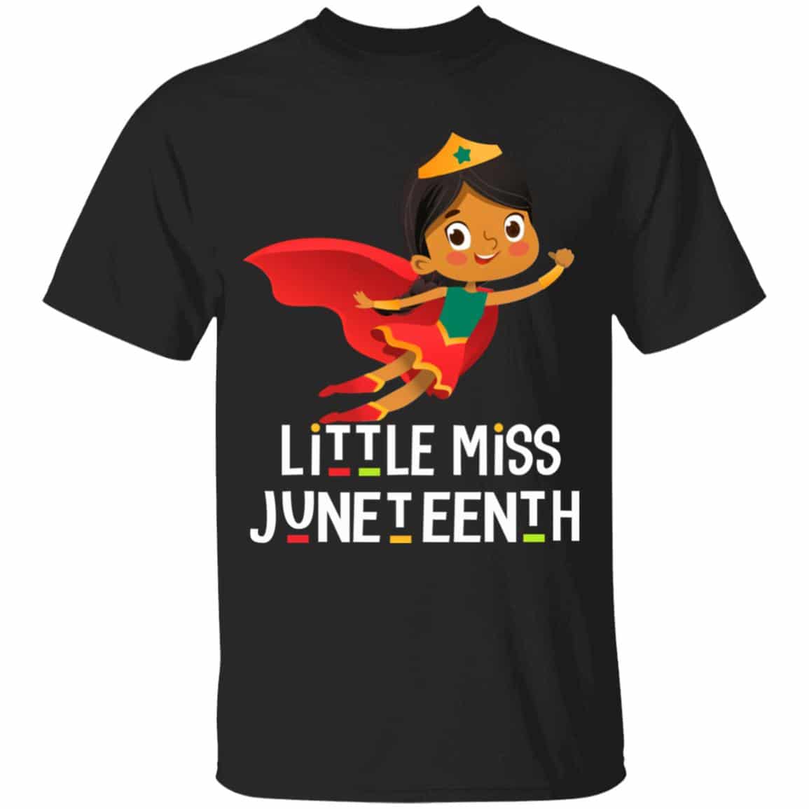 Little Miss Juneteenth Youth Shirt, Black, Youth T-Shirt Little Miss Juneteenth Youth Shirt, Black, Youth T-Shirt