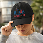 Anti Biden 9 Out of 4 Biden Voters Regret Their Decision Twill Cap - High-Profile Snapback Hat - Trucker Hat