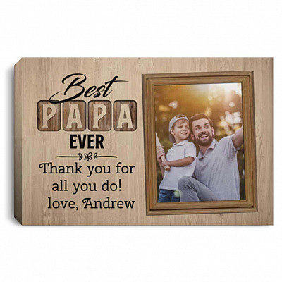 0.75'' Framed Canvas