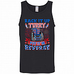 Back It Up Terry Put In In Reverse, Black, Unisex Tank Top Back It Up Terry Put In In Reverse, Black, Unisex Tank Top