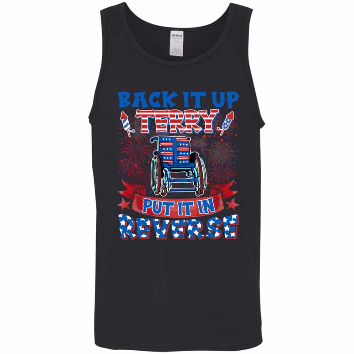 Back It Up Terry Put In In Reverse, Black, Unisex Tank Top Back It Up Terry Put In In Reverse, Black, Unisex Tank Top