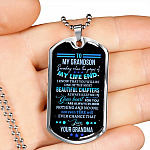 Personalized Someday When The Pages Of My Life End I Know You Will Be One Of The Most Beautiful Chapter Dog Tag