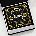 To My Swolemate I Just Want To Cuddle Grab Your Butt You Get Me So Worked Up Scripted Love Pendant Necklace
