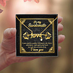 To My Swolemate I Just Want To Cuddle Grab Your Butt You Get Me So Worked Up Scripted Love Pendant Necklace