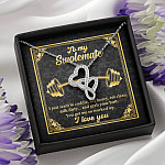 To My Swolemate I Just Want To Cuddle Grab Your Butt You Get Me So Worked Up Double Hearts Pendant Necklace