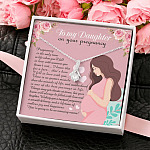 From Mom to My Daughter on Your Pregnancy Is the Only Time in Life Alluring Pendant Necklace