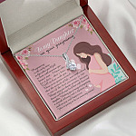 From Mom to My Daughter on Your Pregnancy Is the Only Time in Life Alluring Pendant Necklace