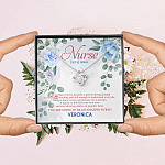 Personalized Nurse Strong To Tolerate Everything And Soft To Understand Everyone Love Knot Necklace