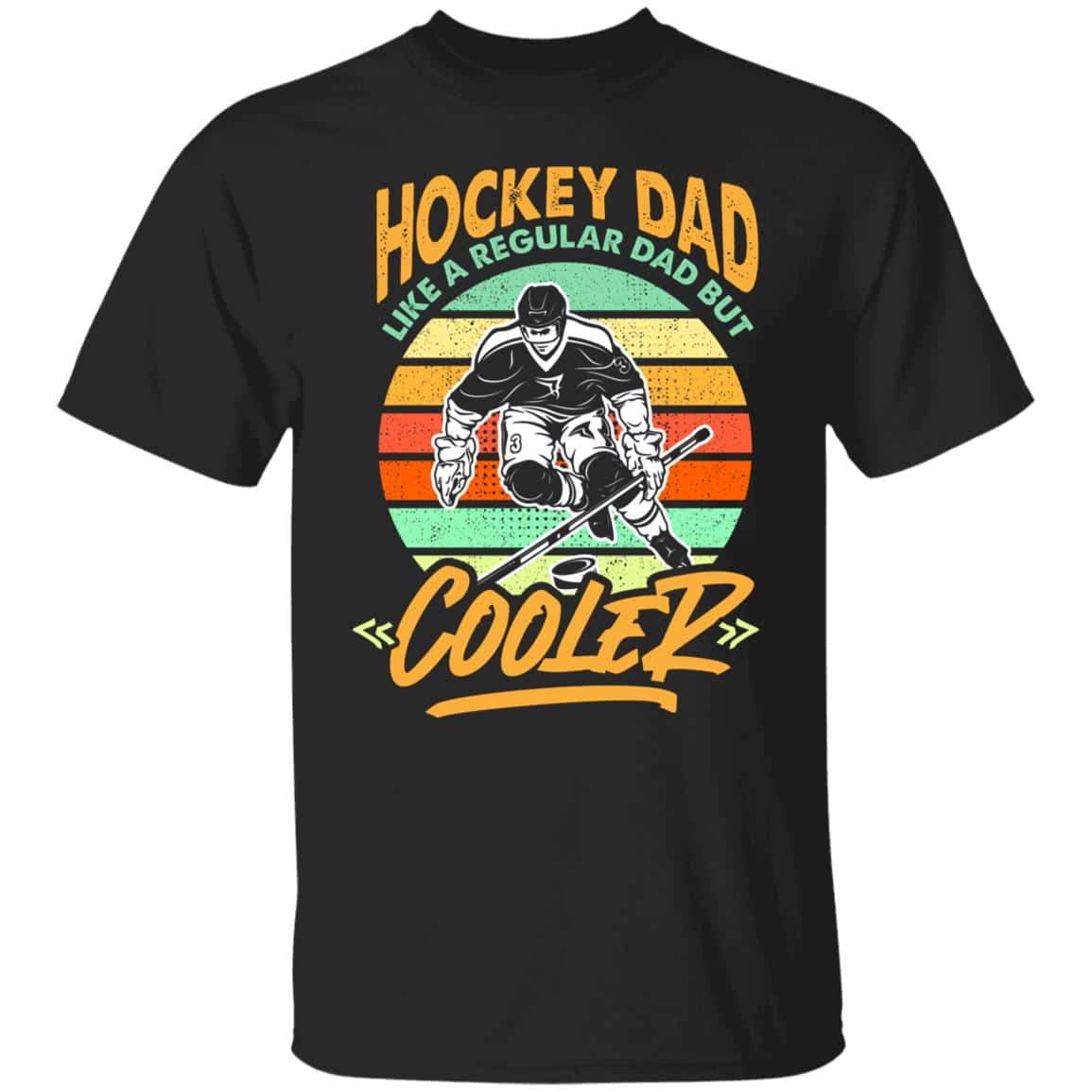 Hockey Dad Like Tshirt, Black, Unisex T-Shirt