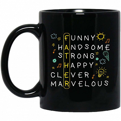 11 oz. Black Mug