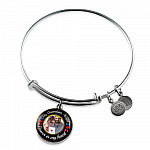 Custom Photo My Guardian Angel Necklace - Forever In My Heart Necklace - Memorial Photo Circle Pendant